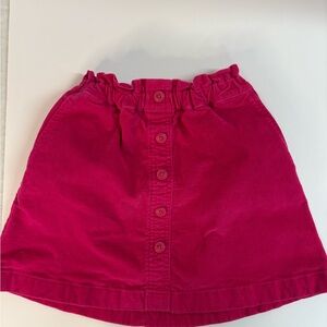 Crewcuts Fuchsia Button-Front A-Line Skirt